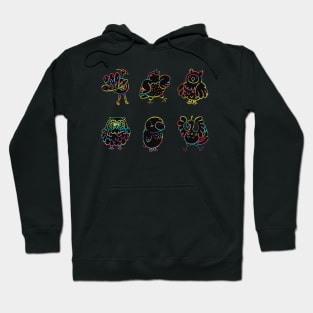 Black magic bird buds Hoodie